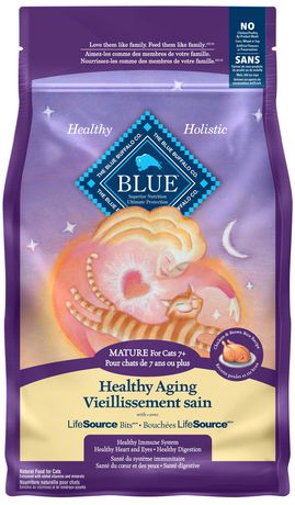 blue buffalo healthy aging mature dry cat food