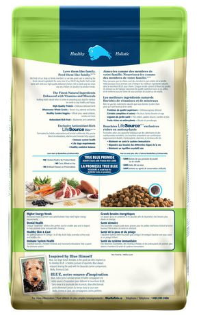 blue dog food lamb and rice