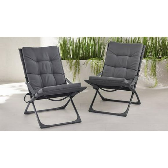 Mainstays 2-in-1 Folding Patio Chair