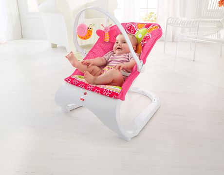 remove cover fisher price comfort curve bouncer for baby