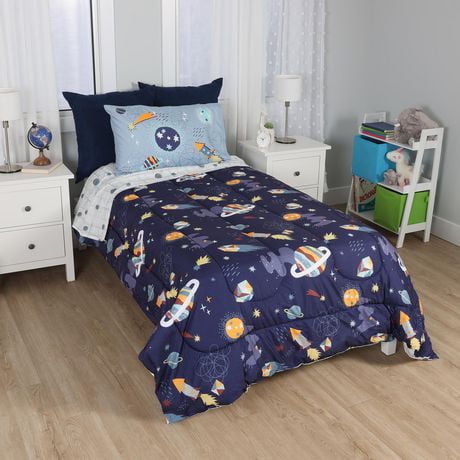 4-Piece Twin Bedding Set, Outerspace