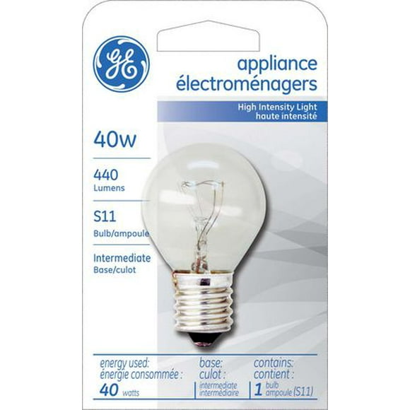 GE Lighting Canada 40W S11 Appliance Light