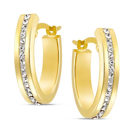 Sono di Oro 10KT Gold Bonded on Silver Womens Earrings | Walmart Canada
