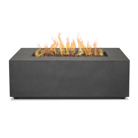Aegean Small Rectangle Propane Gas Fire, Portable Propane Fire Pit Target