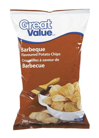 Great Value Barbeque Flavoured Potato Chips | Walmart Canada