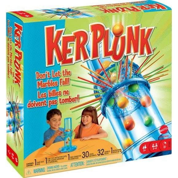 Ker Plunk! Game, For 2 to 4 players