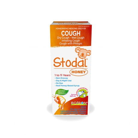 Boiron Children Stodal Honey Cough Syrup, 200mL
