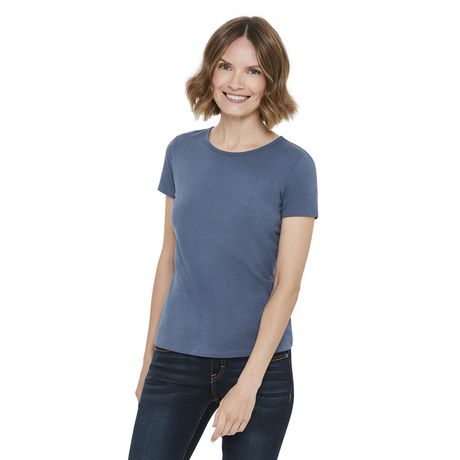 George Women's Stretch Crew Neckline Tee | Walmart Canada