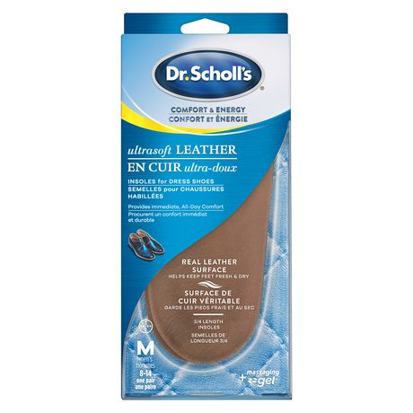 Dr. Scholl's Dr. Scholl S Ultrasoft Leather Insoles For Dress Shoes Men's