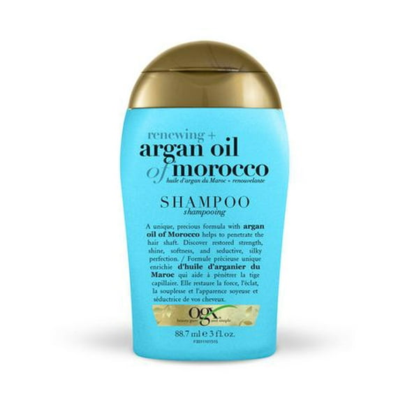 OGX Taille d'essai Shampooing huile d' argan du Maroc + renouvelante 89 ml