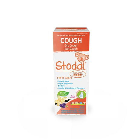 Boiron Stodal Sugar Free Cough Syrup, 125mL