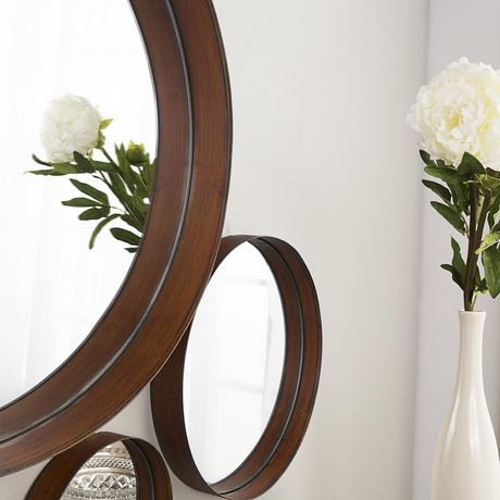 Manor Park Round Copper Wall Mirrors, Decorative Mirror Sets Canada