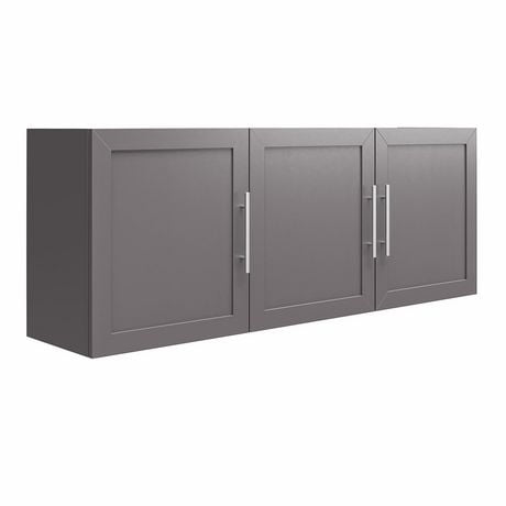 Systembuild Evolution Camberly Framed 54" Wall Cabinet, Graphite Gray