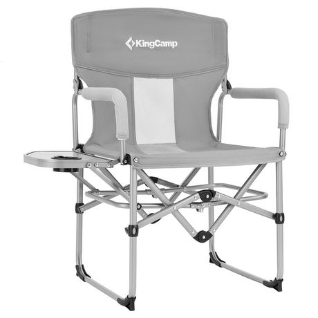 King Camp Folding Camp Chair Grey Walmart Canada   6000205408576 