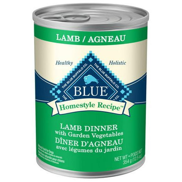 BLUE Homestyle Recipe Dîner d'agneau pour chiens 354 g