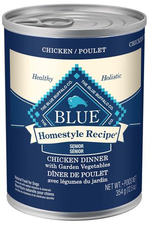 BLUE Homestyle Recipe Senior Chicken Dinner Wet Dog Food 354g Walmart Ca   6000201408823 