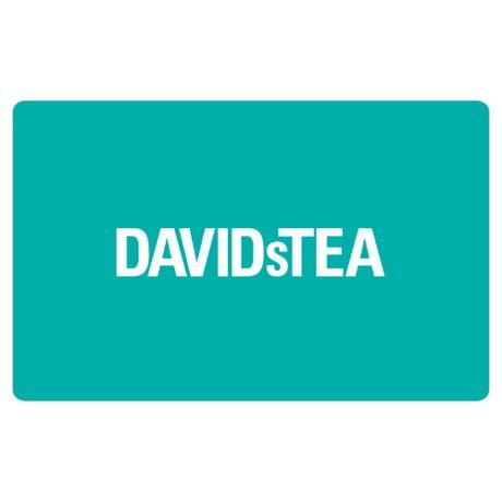 David's Tea $25 eCarte Cadeau (Livraison par e-mail)