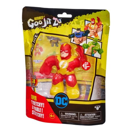 Heroes Of Goo Jit Zu DC – Action Figure Speed Armor Flash Con Imbottitura Super Elastica, Serie 4