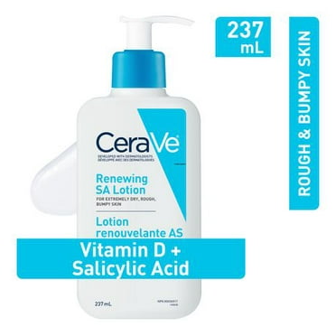 CeraVe Salicylic Acid Lotion for Rough & Bumpy Skin | Vitamin D & Hyaluronic Acid Lotion | Fragrance Free, 237ml