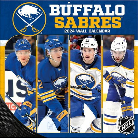 Buffalo Sabres 2024 30.48x60.96 CM Mur Carré Calendrier, 9798350601381