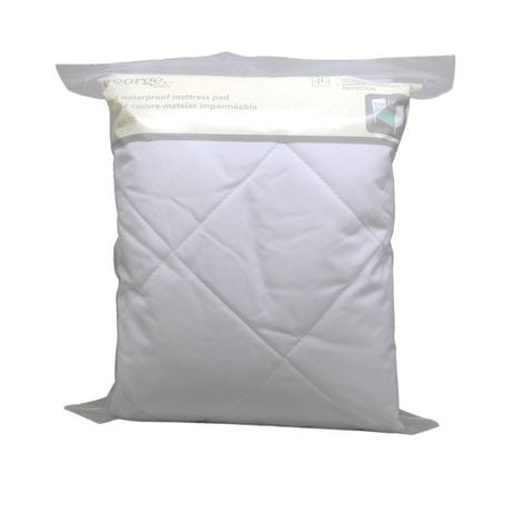 fitted waterproof mattress pad, 28“W x 52"H