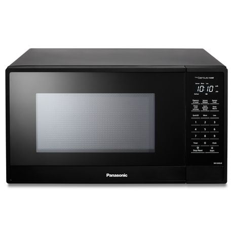 Panasonic NNSU65LB Mid-Size Genius 1.3 cft. Microwave Oven, Black, 1100W