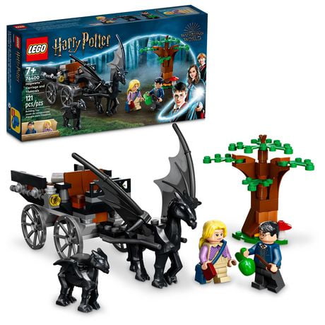 LEGO Harry Potter Hogwarts Carriage and Thestrals 76400 Toy Building Kit (121 Pieces), Includes 121 Pieces, Ages 7+