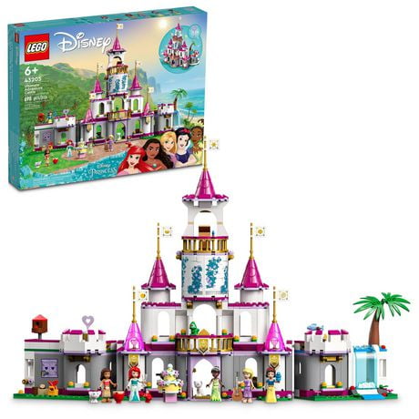 LEGO Disney Princess Ultimate Adventure Castle 43205 Toy Building Kit (698 Pieces), Includes 698 Pieces, Ages 6+