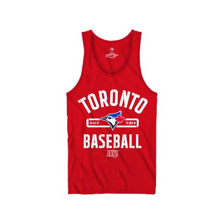 Men's MLB Blue Jays Striated Secondary Tank Top | Walmart Canada