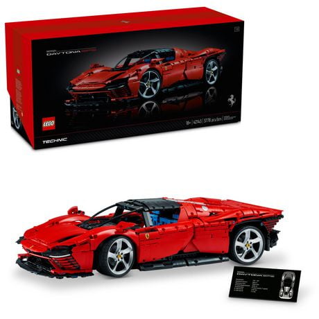LEGO Technic Ferrari Daytona SP3 42143, Race Car Model Building Kit, 1:8 Scale Advanced Collectible Set for Adults, Gift for Car Lover