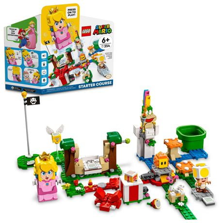 LEGO Super Mario Niveau de départ Aventures avec Peach 71403 Ensemble de construction (354 pièces) Comprend 354 pièces, 6+ ans