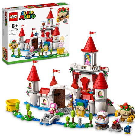LEGO Super Mario Peach’s Castle Expansion Set 71408 Toy Building Kit (1216 Pieces), Includes 1216 Pieces, Ages 8+