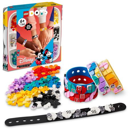LEGO DOTS Mickey & Friends Bracelets Mega Pack 41947 Toy Building Kit (349 Pieces)
