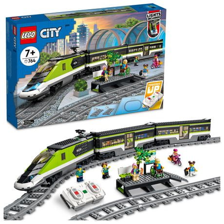 LEGO City Trains Express Passenger Train 60337 Toy Building Kit (764 Pieces)