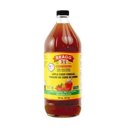 Apple cider vinegar with 2025 honey and cayenne pepper