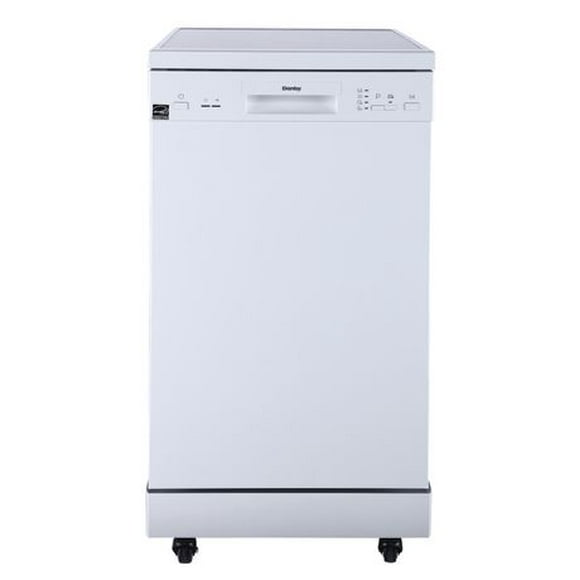 Danby DDW1805EWP 18" Wide Portable Dishwasher in White