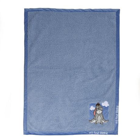 Disney Winnie L Ourson Ma Premiere Couverture Bebe Couverture Sherpa Bourriquet Bleu Walmart Canada