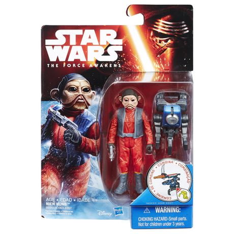 Combined Postage 3.75 action figure Star Wars Force Awakens Nien Nunb Combined Postage 3.75 action figure Star Wars Force Awakens Nien Nunb