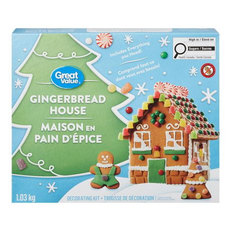 Great Value Gingerbread Home Decorating Kit 