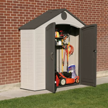 storage lifetime garden sheds tool shed ft walmart plastic zoom