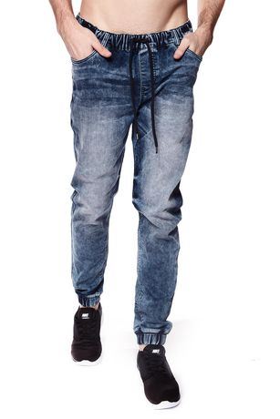 Jeaniologie ™ Men’s Classic 5 Pockets Pull-On Jogger with Distressed ...