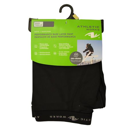 Athletic Works Boys' Performance Base Layer Thermal Pants | Walmart Canada