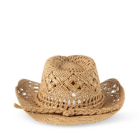 Time and True Open Weave Cowbody, Natural Open Weave Cowboy Hat