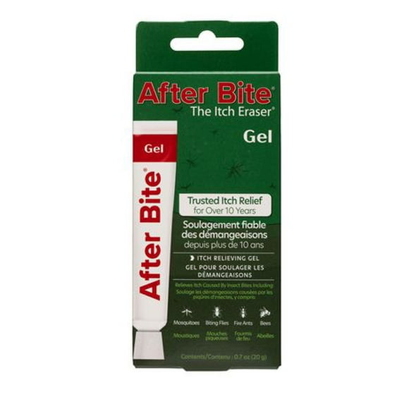 After Bite Itch Eraser Instant Relief Trusted Formula Gel, 20 g
