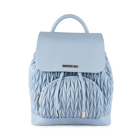 Madden NYC Flap Backpack, Blue Flap Backpack