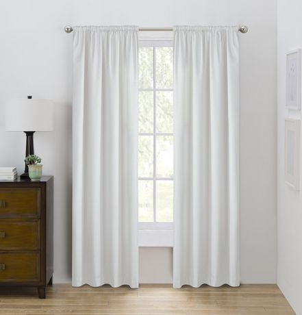 Eclipse Draft Stopper Window Curtain Panel, 1 Panel: 42