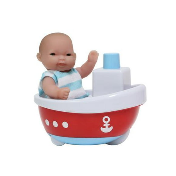 Poupée et bateau Lots to Love Babies en vinyle