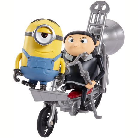 Minions The Rise Of Gru Movie Moments Pedal Power Gru Action Figure Interactive Toy With Articulation Movie Scene Accessories Walmart Canada