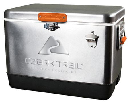 Ozark Trail Stainless Steel Potrable Ice Chest Cooler 51 Liter (54 ...