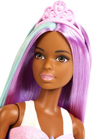 barbie with purple hair
